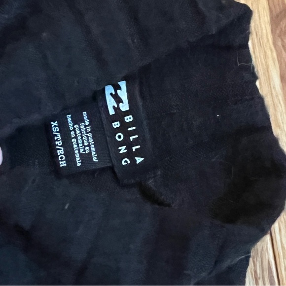 Billabong Mini Dress Black Ribbed - Picture 5 of 6